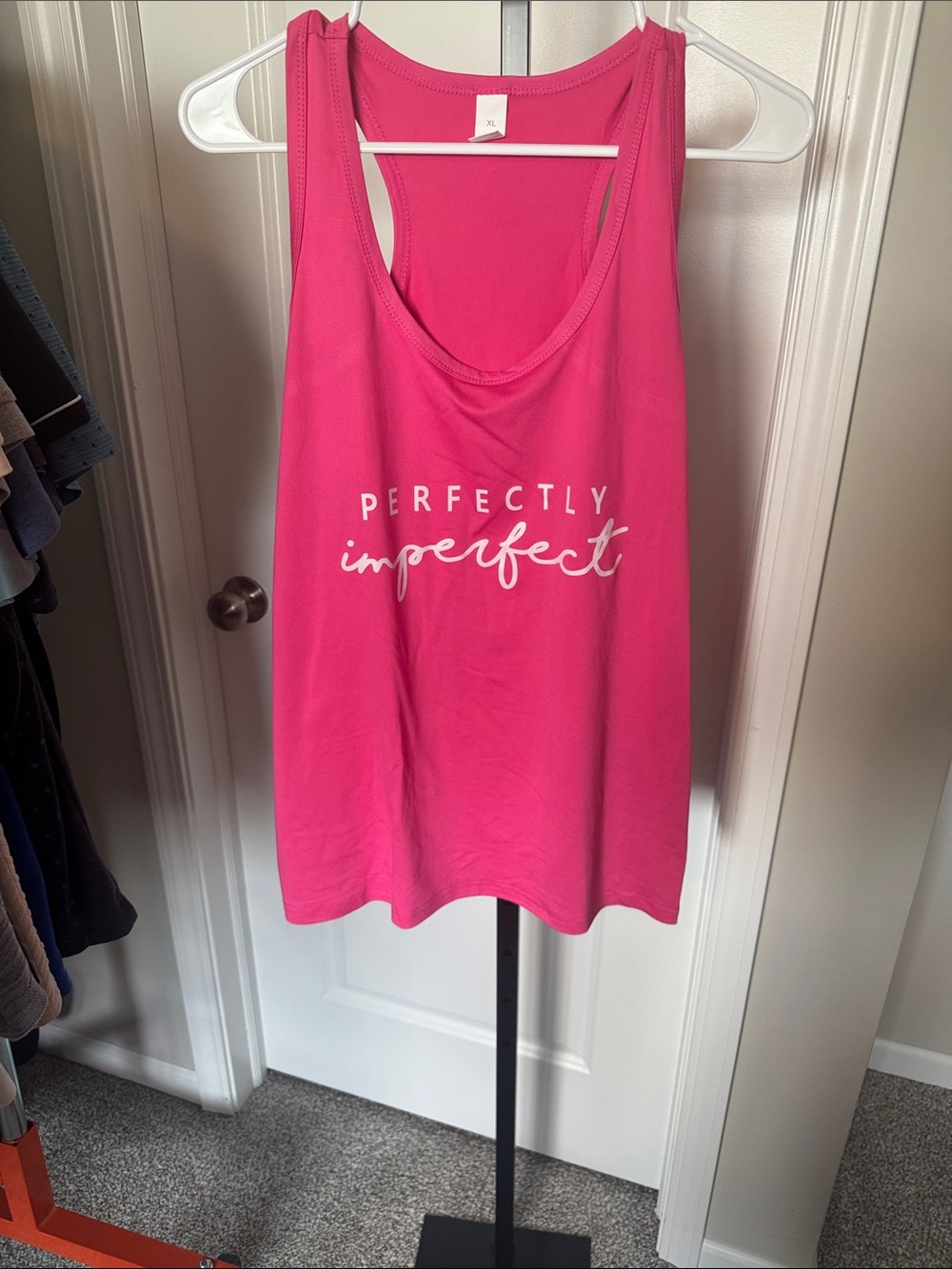 Perfectly Imperfect Pink Women's Tank Top